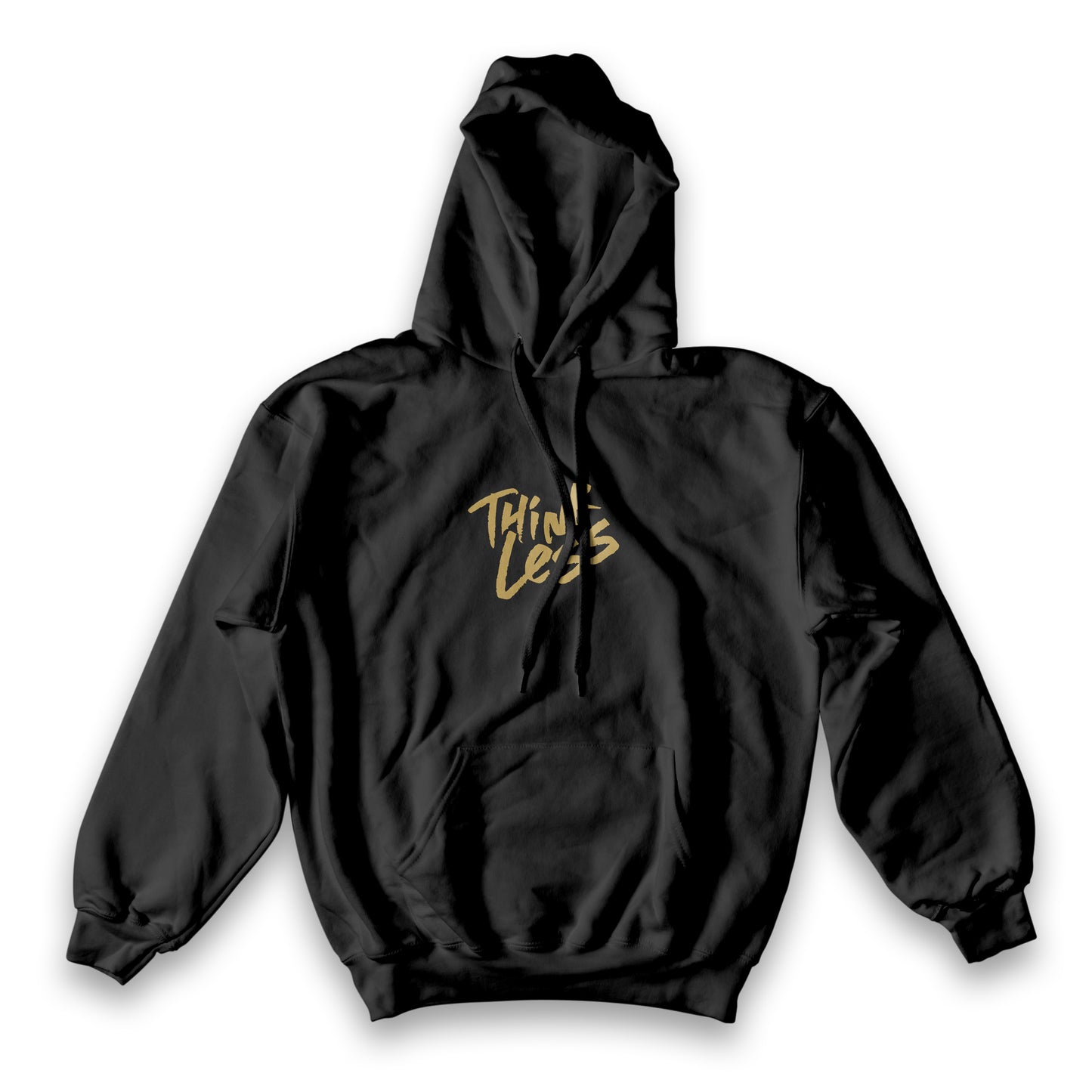 THINK LESS Thinker Hoodie (Black)