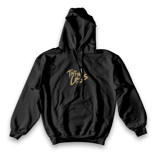 THINK LESS Thinker Hoodie (Black)