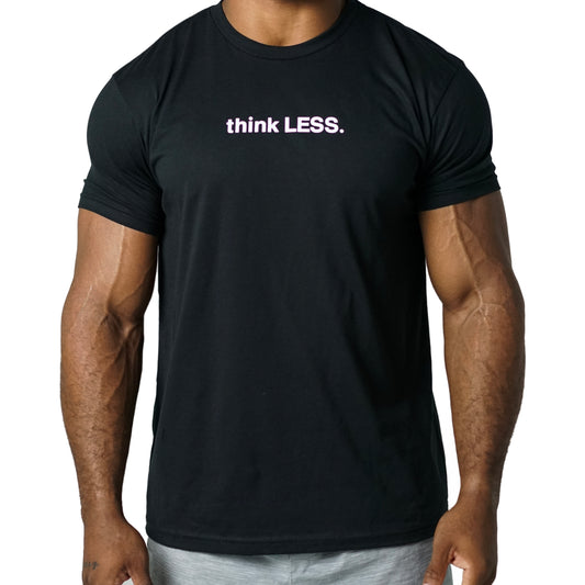 THINK LESS Simple T-Shirt (Black)