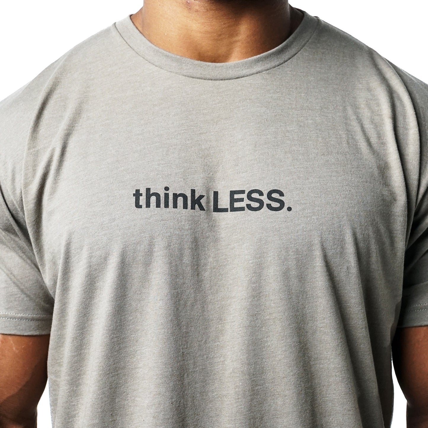 THINK LESS Simple T-Shirt (Gray)